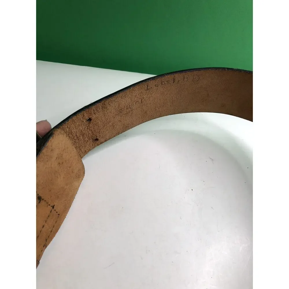 Vintage SPARTAN BRAND Armed Forces Equipment H. S. Meyer W. Germany BELT Leather